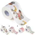 thumbnail image 3 of Christmas Toilet Paper Creative Cartoon Tissue Roll Paper Bathroom Paper, 3 of 10