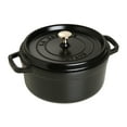 thumbnail image 1 of STAUB La Cocotte Cocotte Ronde en Fonte de 3,7 L, Noire, 1 of 11