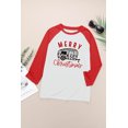 thumbnail image 3 of ABPHQTO Top gris de manga larga con estampado de letras KICKOFF Rugby para mujer, 3 of 5