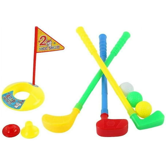 Beautiful Gift Childs Golf Club Plastic Golf Set Garden Game Childs Indoor Sports Childs Toy Gift - 1 Set