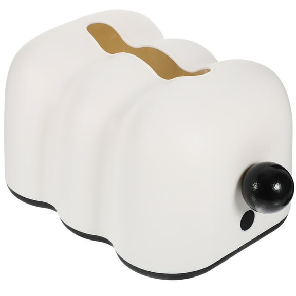 FOMIYES Tissue Box Cover Holder Nordic Style Round Handle for Living Room and Bedroom 1Set