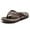 Brown, variant on HNMKIU Mens Slippers Summer Beach Flip Flops with Comfortable Sole for Casual Outdoor Daily Wear Lightweight On Sandals Flip Flops for Men Brown,10.5