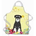 thumbnail image 1 of Carolines Treasures BB6033APRON Easter Eggs Standard Schnauzer Salt & Pepper Apron, 1 of 4