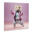thumbnail image 3 of Stupell Industries Modern Dancing Hamster Portrait Canvas Art, 17 x 17, by Roozbeh, 3 of 8