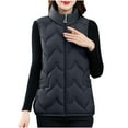 thumbnail image 2 of LOVZFMLL Jackets for Women's Sleeveless Solid Color Warm Casual Jacket Without Hat Pockets, 2 of 4