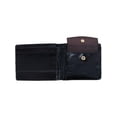 thumbnail image 3 of CTM  Eel Skin Leather Bifold Wallet with Coin Pouch (Men), 3 of 4