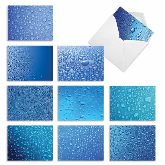 10 Pack All Occasion Blank Note Cards With Envelopes - Bead It
