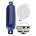 thumbnail image 6 of Boats s, Inflatable Boat Marine Sun Protection Water Resistant 6"x20" Mooring Buoy Marine Docking for Pontoon Boat, Sailboats, Row Boats White Rope Blue, 6 of 8