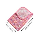 thumbnail image 2 of Pet Blanket Seasonal Blanket Warm Coral Velvet Pawy Print Blanket Cat Dog Blanket(15.8"×23.6",Pink), 2 of 2