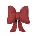 thumbnail image 2 of Butterfly Bow Car Teck Softlish Soft para el hogar y la silla de oficina Linen Support rojo, 2 of 9