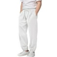 thumbnail image 7 of XXWXYD Teen Girl Baggy Pants Girls Jogger Sweatpants Straight Wide Leg Harem Pants Teen Kids Elastic Waist Drawst𝗋ing Casual School Long Trousers 5-14 Years, 7 of 7