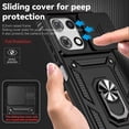 thumbnail image 4 of JBuwsdan For Moto G 2026 Case,For Moto G Play 2025 Case Built in Finger Ring Holder Kickstand,Heavy Duty Shockproof Full Body Protective Phone Cover - Black, 4 of 8