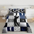 thumbnail image 2 of jejeloiu Golf Ball Gamer Queen Comforter Set,Sport Game Bedding Comforter Set For Ball Lovers Reversible 3-Piece, 2 of 8