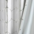thumbnail image 3 of Gracie Mills Isabelle Metallic Geometric Total Blackout Grommet Curtain Panel 52x84, 3 of 3