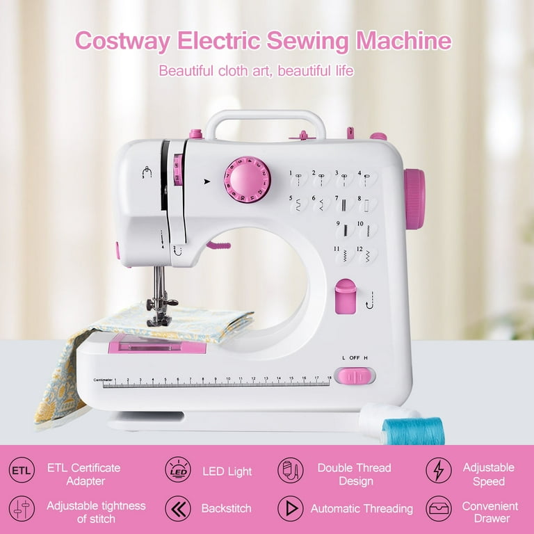 Costway Sewing Machine Free-Arm Crafting Mending Machine