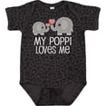 thumbnail image 2 of Inktastic My Poppi Grandpa Loves Me Boys or Girls Baby Bodysuit, 2 of 4