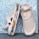 thumbnail image 1 of Gran oferta, zuecos de marca, sandalias para Hombre, Zapatos informales, sandalias ligeras de EVA, Zapatos coloridos Unisex para verano, Zapatos de playa para Hombre Deng Xun unisex, 1 of 2