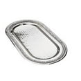thumbnail image 1 of Classic Touch d-cor SDT190 Plateau Ovale en Acier Inoxydable avec Pierres, 1 of 1