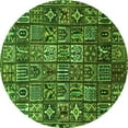 thumbnail image 1 of Ahgly Company Indoor Round Persian Green Traditional Area Rugs, 6' Round, 1 of 1