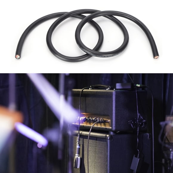 Ccdes Monos Audio P901 Cordon d'Alimentation 4,5 Mm2 Multi‐cœurs Câble Cuivre Hi‐OFC Câble d'Alimentation Hi‐Fi CA 1,5 m, Cordon d'Alimentation Sans Prise, Cordon Multi‐Core Power