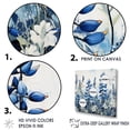 thumbnail image 3 of Designart "Blue Bonnets Blossom Mosaic I" Blue Bonnets Picture Framed Canvas Art Print, 3 of 5