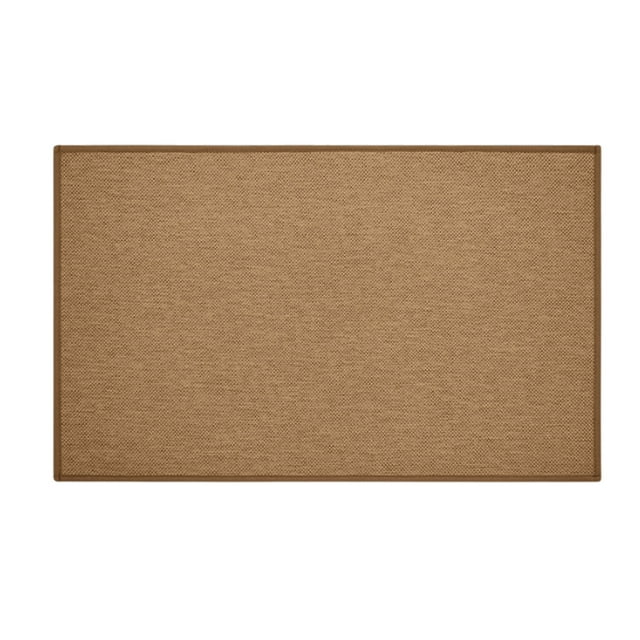 Btomtd Tapis de Porte d'Entrée Couleur Unie Salle de Bain Absorbant Tapis d'Entrée Antidérapant Tapis de Porche Extérieur Résistant à la Saleté Séchage Rapide, Marron