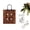 S, variant on KRONDO Elkhorn Fern Mount, Wood Rectangular Wall Mounting Plate for Indoor Outdoor, Vertical Hanging Planter Board for Orchids Plants, Fern Mounting Kit for Patio Porch Living Room Hallway