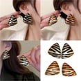 thumbnail image 2 of Misright elegant equids Pattern Metal Earrings Lightweight Comfort For Women Jewelry, 2 of 9
