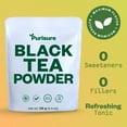 thumbnail image 3 of Purisure Strong Black Tea Powder 125g, Tea with No Sugar, Drinks Made to Boost Energy, 125 Servings, 3 of 13