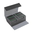 thumbnail image 4 of Solución de almacenamiento de barajas de cartas premium para entusiastas del deporte Interior gris y verde., 4 of 9