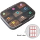 thumbnail image 2 of Pill Organizer, Portable Pill Dispenser, Moisture-Proof Travel Pill Case for Vitamin, Medicine, Fish Oil/Supplements Extra Large 9 compartments (Black, 2 of 4