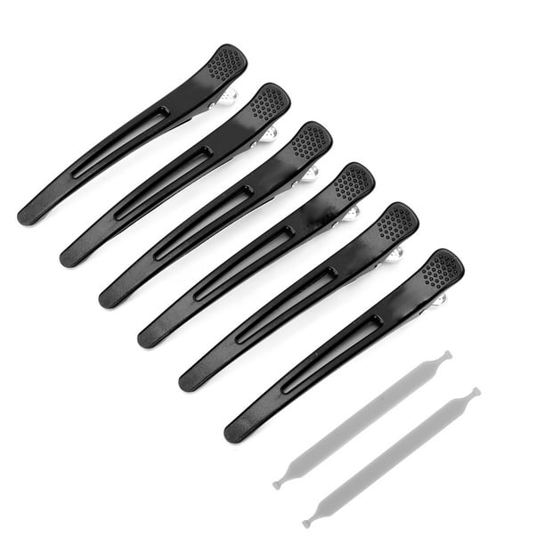 Professional Salon Hair Clips Hair Clips For Sectioning Hair Clips With Silicone Band Duck Bill Clips 6Pcs Professional Hair Clips NonSlip Dividing Duckbill Hair Clips For Hair ANGGREK Otros