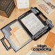 thumbnail image 2 of Black Clipboard with Storage Plastic Clipboard Storage Case with Handle Storage Construction Binder 14.4x12.1x2.44Inch, 2 of 5