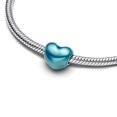 thumbnail image 4 of 925 Sterling Silver Turquoise Heart Charm Bead for Bracelet Charms Bangle Pendant Jewelry, 4 of 4