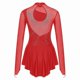 thumbnail image 2 of Long Sleeve Mesh Dance Leotard with Glitter Rhinestones for Women, 2 of 5