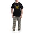 thumbnail image 5 of CafePress - Ukraine Coat Of Arms Pajamas - Men's Dark Loose Fit Cotton Pajama Set, 5 of 7
