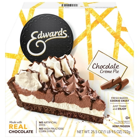 Edwards Premium Desserts Frozen Chocolate Crème Pie, 25.5 oz