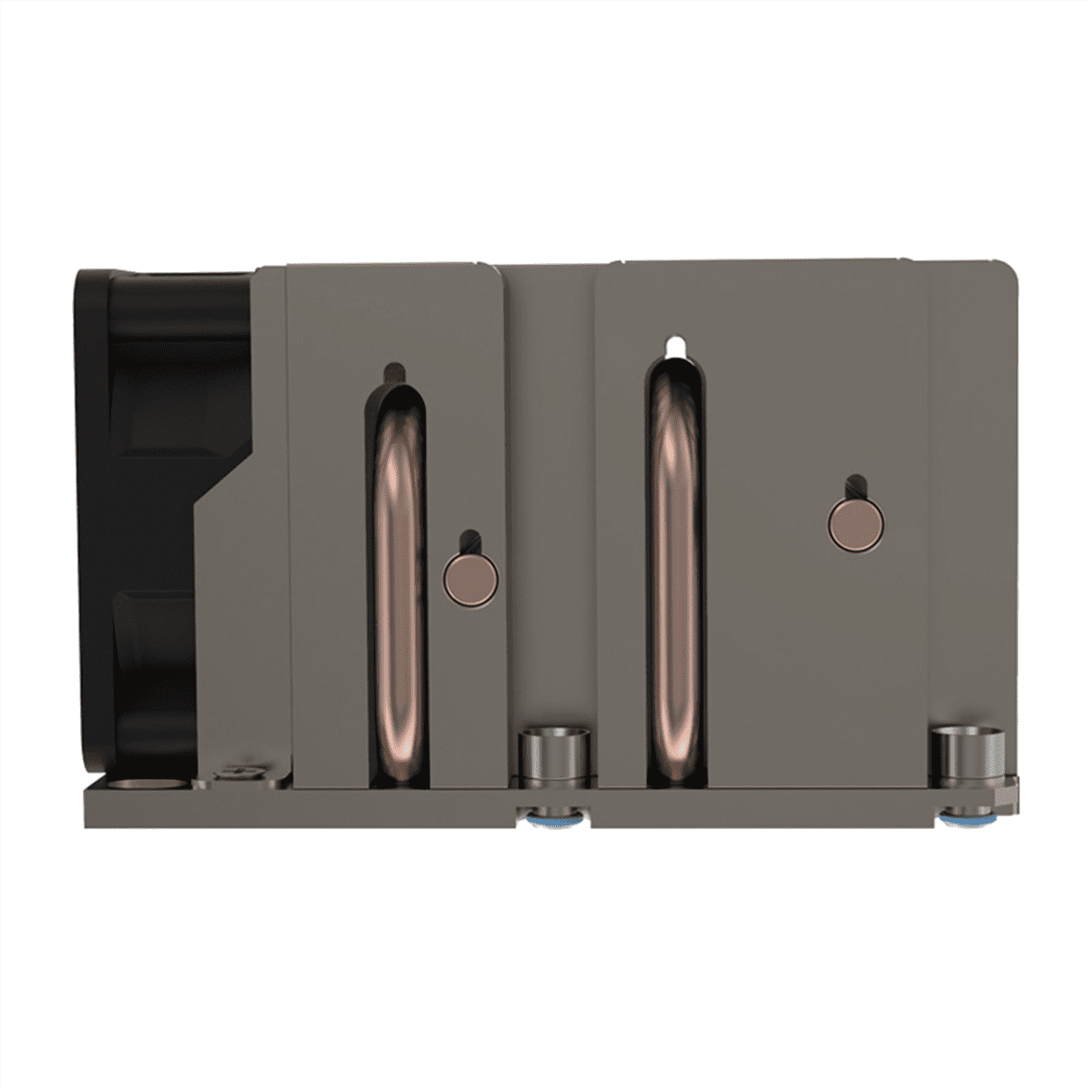 LGA3647-2U-R83 Cooler 240W for Lga 3647 Narrow Type Radiator 2u Heat Sink 4 Heat Pipe Side Blow Cooling Fan,1 * cpu Cooler