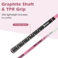 thumbnail image 6 of Topcobe Women's Complete Golf Club Set Right Hand with Rain Hood, Young Men & Women Golf Clubs, Pink, 6 of 11