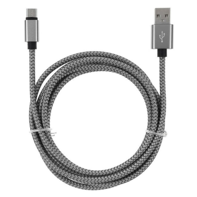 USB Type-C Cable 2A Aluminum Alloy Fast Charging Data Cable Nylon Braided Compatible For Ios Android Phones Tablets