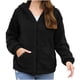 thumbnail image 2 of Chaquetas y abrigos casuales de manga larga con capucha para mujer, con capucha, de un solo pecho, de manga larga, de color liso, de felpa de doble cara, chaqueta casual de manga larga con capucha, su, 2 of 6