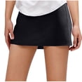 thumbnail image 2 of LEKWK Skirted Leggings for Women High Waist Athletic Skort Short Leggings for Women Running Golf Gym Leggings Stretchy Quick-Dry Summer Sports Wear, 2 of 5