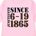 thumbnail image 4 of Inktastic Juneteenth Since 6-19-1865 Boys or Girls Long Sleeve Toddler T-Shirt, 4 of 5