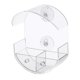thumbnail image 1 of Comedero para pájaros para ventanas, comedero para pájaros de acrílico, casa para pájaros con ventosa mejorada, regalo para observación de aves,, 1 of 9