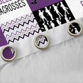 thumbnail image 4 of Castle Fairy Teens Gamer Lacrosse Black Out Curtains,Sport Theme Curtains Pack of 2 (42x63 Each),Geometric Lattice Bedroom Curtains,Lightweight Room Decor, 4 of 6