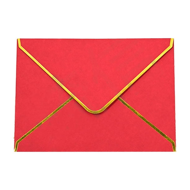 Sobres dorados de estilo occidental para invitaciones de boda, correspondencia comercial y eventos formales Papelería de calidad