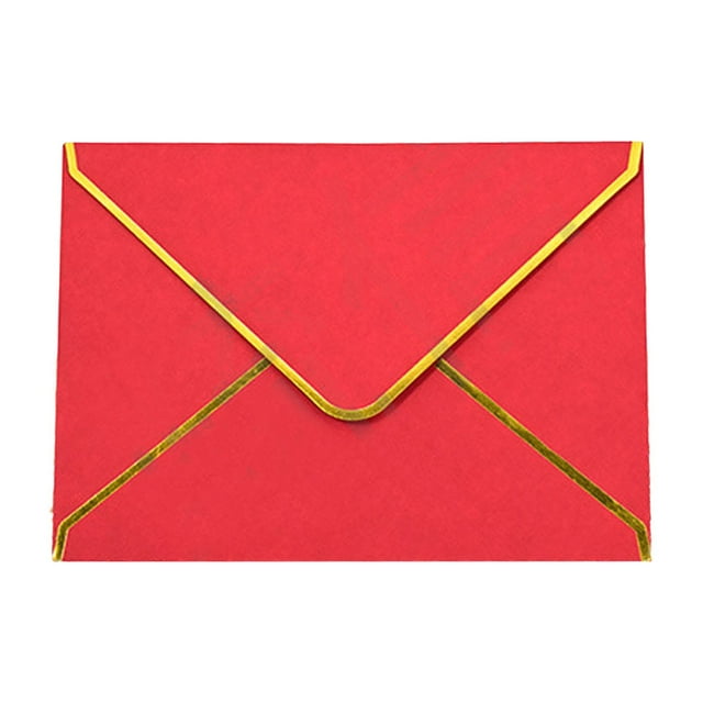 SIfdSeng Get it Fast Gold Western Style Envelopes for Wedding Invitations Business Correspondence and Formal Events Quality Paper Stationery