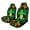 Color-2, variant on Frog Mandala Art Print Car Seat Cover Set Auto Front Bucket Cushion Protect Accessories 2 Piece