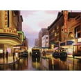 thumbnail image 2 of Stans, Leo 18x15 Gold Ornate Wood Framed with Double Matting Museum Art Print Titled - Old City Lights, 2 of 4