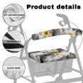 thumbnail image 5 of HELLHERO Sunflower and Butterflies Rollator Walker Seat Back Covers Seat Back Covers & Washable Easy to Clean Fits Rollators for Elder, 5 of 7
